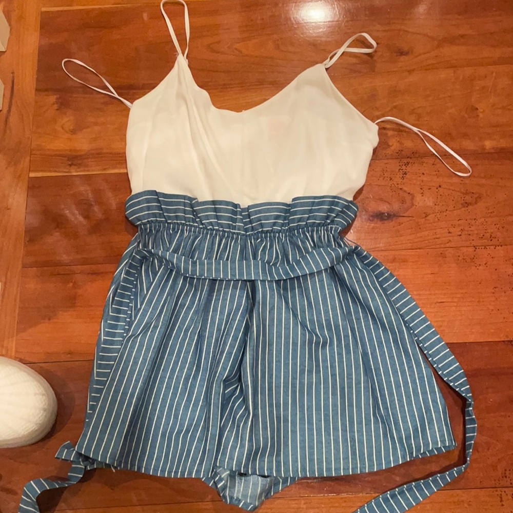 Romper with tie